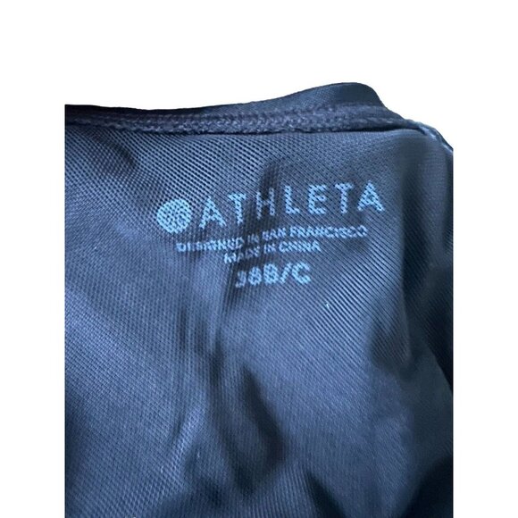 NWT Athleta 38 B / C Chevron Blousy Tankini Top Swim Top Swimsuit Top - Picture 5 of 9